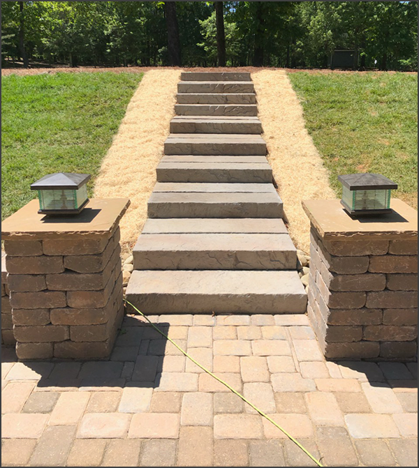 Landscaping example.